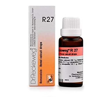 Dr. ReckewegR27 Homeopathic Medicine for Kidney Stone - 22ml