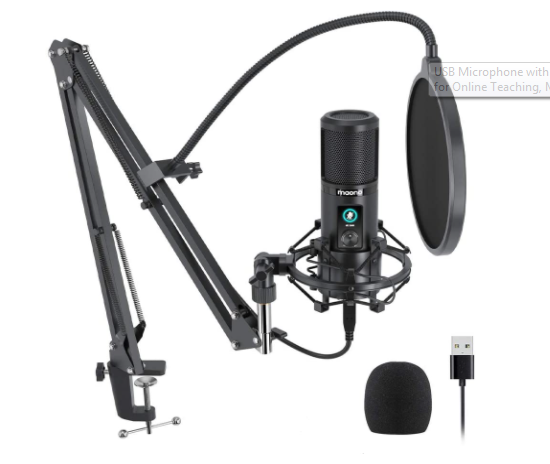 MAONO AU-PM421 Professional USB Microphone with One-Touch Mute