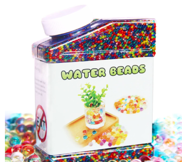 Elongdi Water Beads Pack Rainbow Mix 50,000 Beads