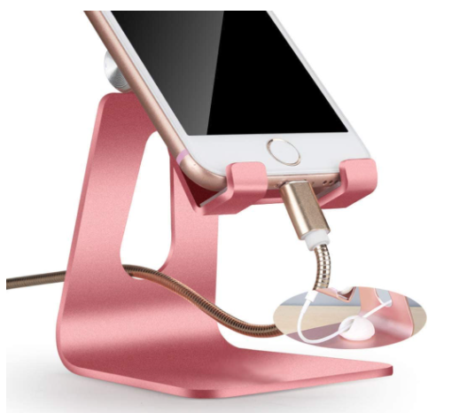 Adjustable Cell Phone Stand for Desktop - Pink