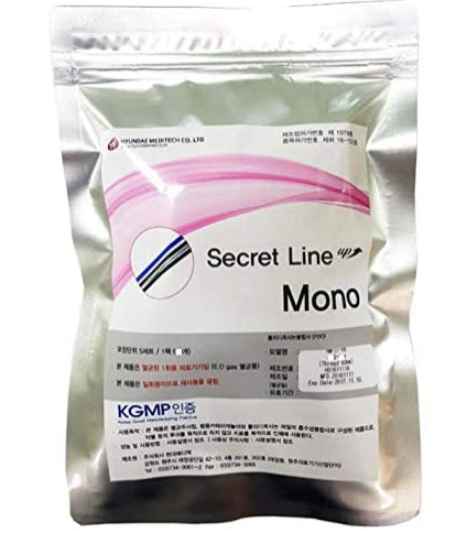 PDO Thread Anti Aging Face Lift Thread by Secret Line Mono Type - 50pcs