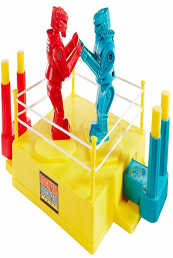 Rock Em Sock Em Robots you control the battle of the robots in a boxing ring