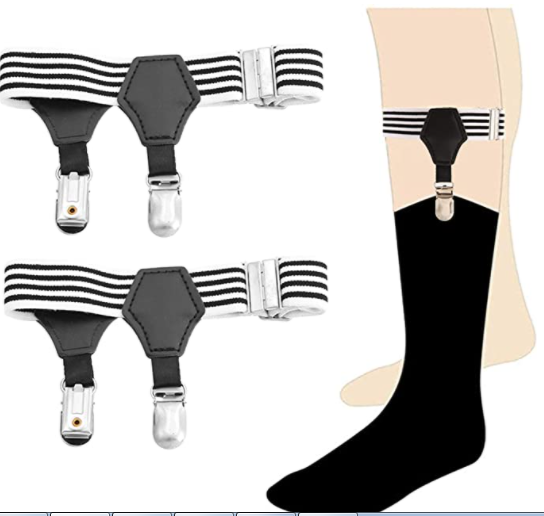 Calvertt Premium Socks Garters For Cotton & Silk Socks
