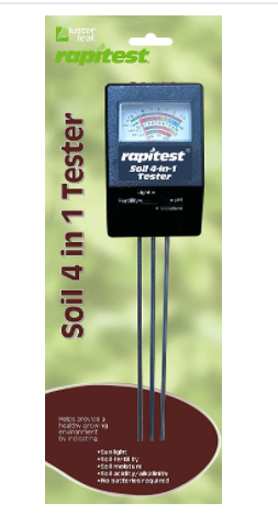 Luster Leaf 1818 Rapitest Soil Fertility 4-in1 Tester