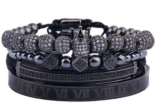 Muyasea Beads Charm Bracelets King Crown 8mm