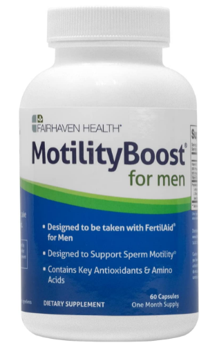 MotilityBoost for Men Fertility Supplement - 60 Veg Caps