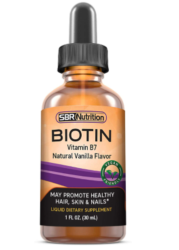 SBR Nutrition 5000mcg per Serving Biotin Liquid Drops (30ml)