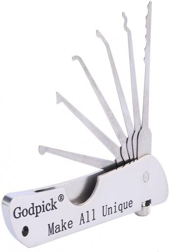 Godpick Folding Lock Pick Set Pocket Multitool