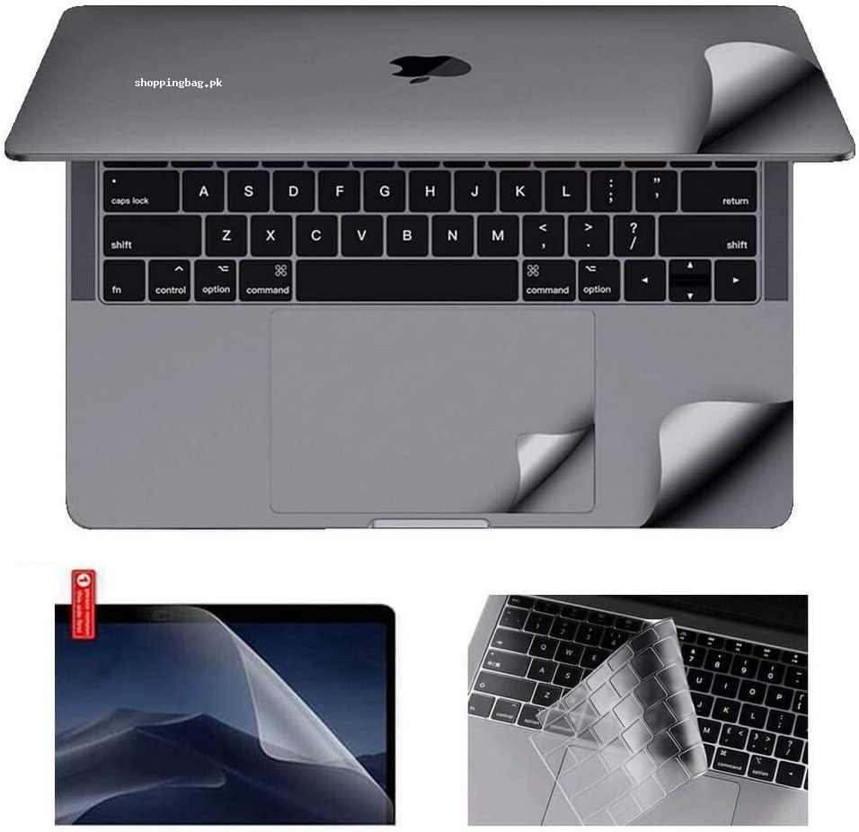 Full Body 3M Film Skin Decals Sticker Keyboard Cover Screen Protector for MacBook Pro 13 - 6-in-1