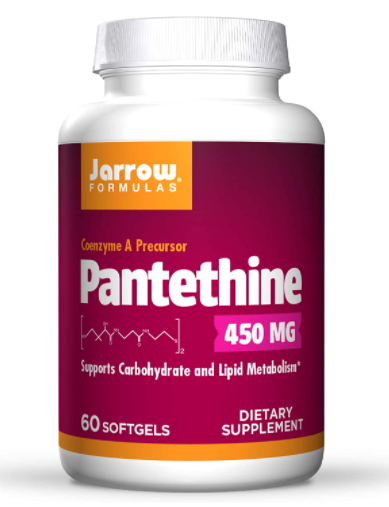 Jarrow Formulas Pantethine Supplement 450 mg, 60 Softgels