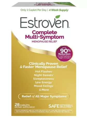 Estroven Complete Menopause Relief Supplement for Women - 28 Count