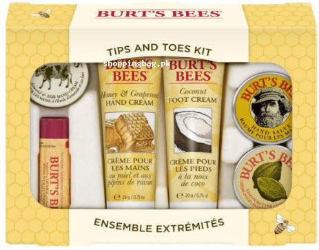 Burt's Bees Tips and Toes Kit - 6 pcs set