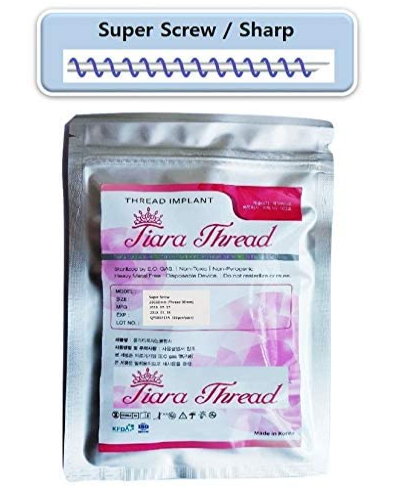 Tiara PDO Thread Lift For Face Korea Super Screw Type 10pcs