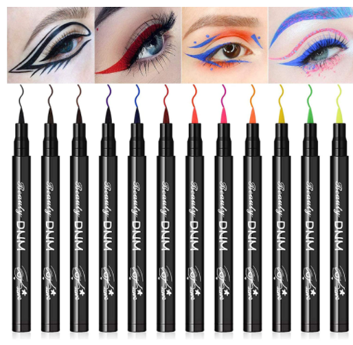 LOKFAR 12 Colors Matte Liquid Eyeliner Set