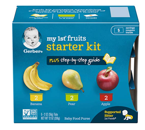 Gerber Purees My 1st Fruits Starter Kit (Pack of 2)