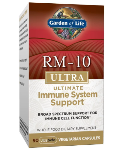 Garden of Life RM-10 Ultra Ultimate Immune System Support Supplement - 90 Capsules