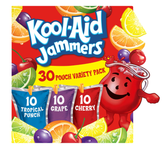 Kool-Aid Jammers Flavored Juice Drink Variety Pack