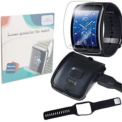 Screen Protector Cradle Dock Charger for Samsung Gear S Smart Watch Sm-r750