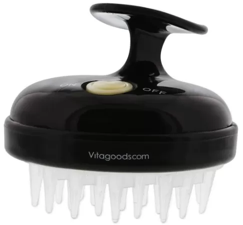 Scalp Vibrating Massaging Shampoo Brush - Black