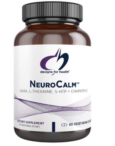 NeuroCalm Serotonin Support Supplement Rich with GABA, L-Theanine, 5-HTP + Chamomile - 60 Capsules