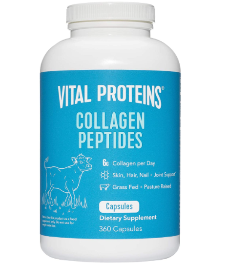 Vital Proteins Collagen Supplement (Type I, III) 360 Collagen Capsules