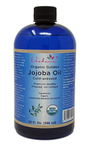 Original Cold Pressed Unrefined Organic Golden Jojoba Oil - 16 Fl. Oz