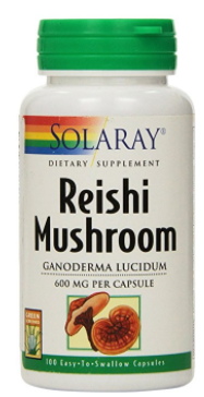 Solaray Reishi Mushroom Dietary Supplement 100 capsules of 600 mg