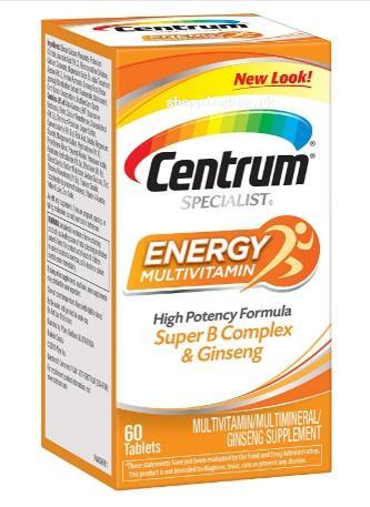 Centrum Specialist Energy Adult Multivitamin Multimineral Supplement