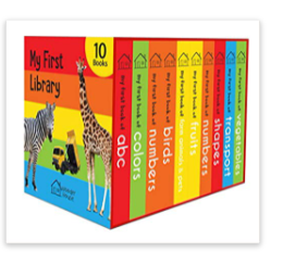 My First Library: Boxset of 10 Board Books for Kids