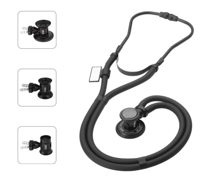 Dual Head Stethoscope with Convertible Bust for Adult, Pediatric & Infant