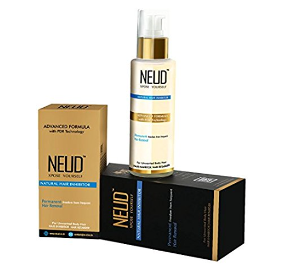 NEUD Natural Hair Inhibitor for Permanent Hair Removal  Pack of 1
