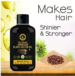 Extra Virgin Cold Pressed Organic Jamaican Black Castor Oil
