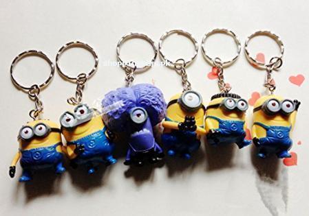 Despicable Me Minion Keychain Set