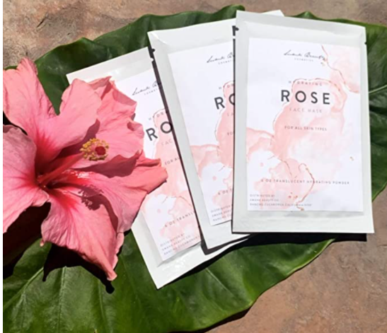 Pink Hydrating Rose Face Mask - 1 Sheet