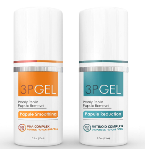 3P Gel Pearly Penile Papules Removal Cream. Fast, painless & more effective than Alpha Hydroxy Acid.