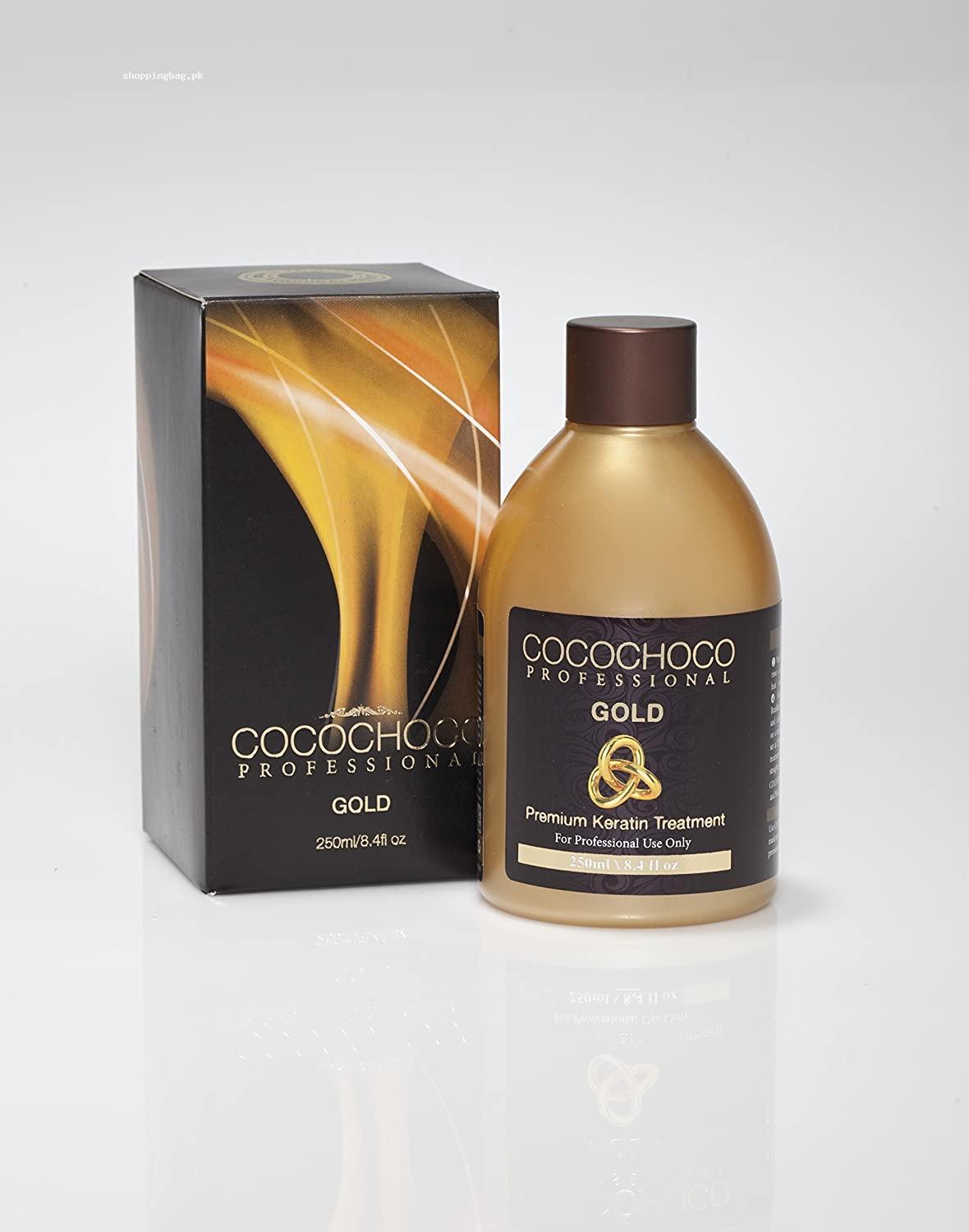 Cocochoco Professional Gold Keratin Hair Treatment, 250 ml,