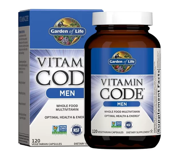 Garden of Life Vitamin Code For Men Whole Food Multivitamin