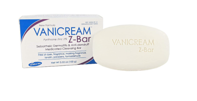Vanicream Z-Bar Medicated Cleansing Bar for Sensitive Skin