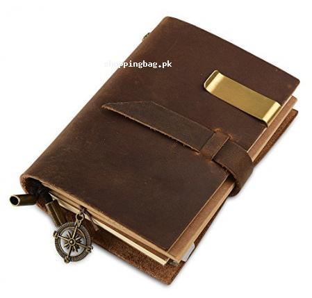 7Felicity Genuine Leather Notebook with Refillable Pages