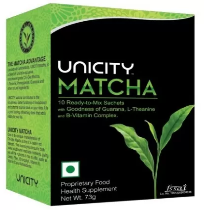 Unicity Matcha Super Antioxidant Health Supplement- 20 Sachets