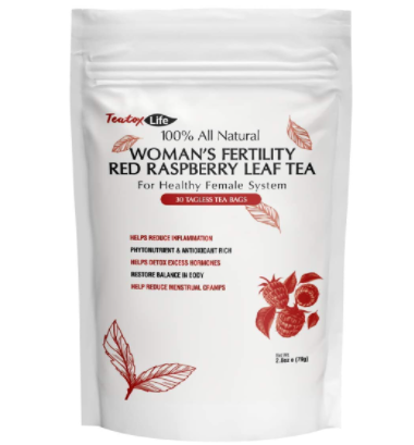 Women Fertility Tea for Pregnancy with Red Rasberry Leaf - 30