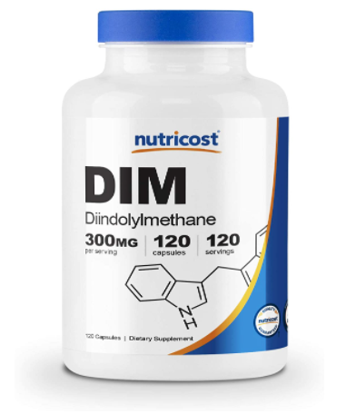 Nutricost DIM (Diindolylmethane) Supplement 300mg, 120 Vegetarian Capsules