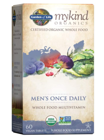 Garden of Life Men’s Once Daily Multivitamins 60 Count