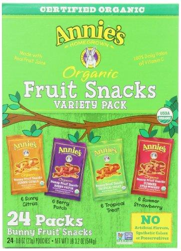 Annie s Homegrown Organic Bunny Fruit Snacks Variety Pack For Shopping in Pakistan