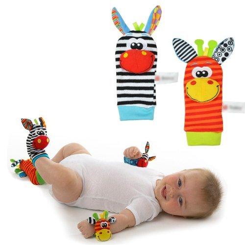 Foot Finders Developmental Sozzy & Baby Infant Soft Wrist Rattle Available For Sale in Pakistan