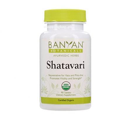 Banyan Botanicals Shatavari Tablets Promotes Vitality and Strength