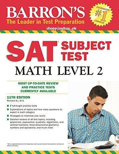 Barron SAT Math Level 2 Test, 11th Edition
