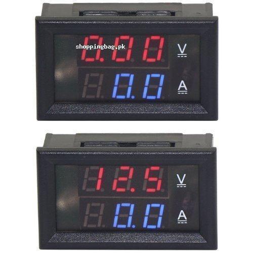 Digital DC LED Voltmeter Ampere Measure