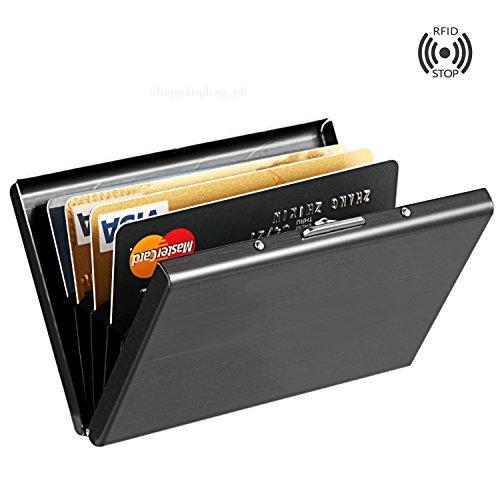 MaxGear Slim Wallet for Business Cards, Credit Cards, and Driver License