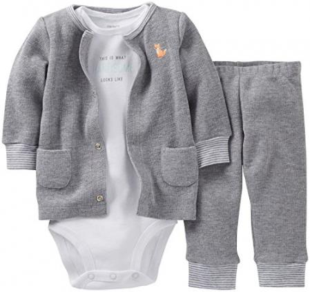 Baby Boys  3 Piece Cardigan Set Available For Online Shopping